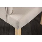 Stílusos kartámlás étkezőszék Queen drapp 