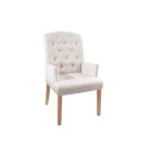 Stílusos kartámlás étkezőszék Queen drapp 