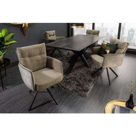 Design forgószék Maddison II zöld 