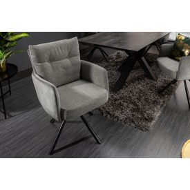 Design forgószék Maddison II világosszürke