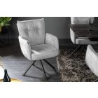 Design forgószék Maddison II világosszürke