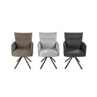 Design forgószék Maddison II világosszürke