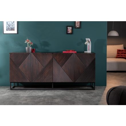 Stílusos komód Annabella 177 cm barna mangó