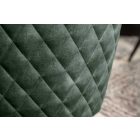 Stílusos szék Natasha sötétzöld bársony