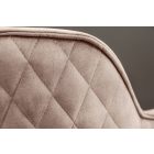 Stílusos szék Natasha bézsszürke bársony