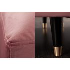 Sarok ülőgarnitúra Adan II 260 cm sötét rózsaszín bársony