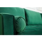 Sarok ülőgarnitúra Adan II 260 cm smaragdzöld bársony 