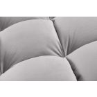 Sarok ülőgarnitúra Adan II 260 cm szürke bársony