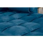 Sarok ülőgarnitúra Adan II 260 cm ciánkék bársony 