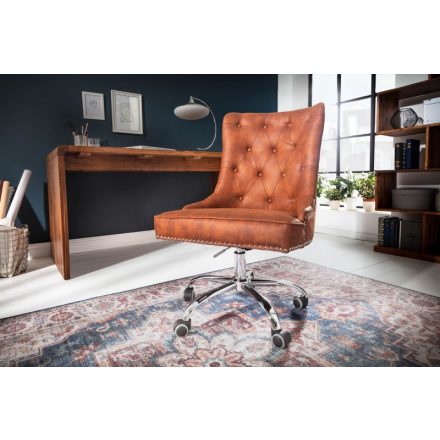 Irodai szék Jett vintage világosbarna