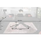 Széthúzható kerámia étkezőasztal Natasha 180-220-260 cm láva