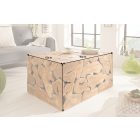 Stílusos dohányzóasztal Junk 90 cm teak