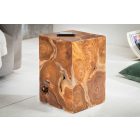 Stílusos oldalsó asztal Junk 30 cm tíkfa 