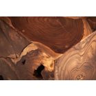 Stílusos oldalsó asztal Junk 30 cm tíkfa 