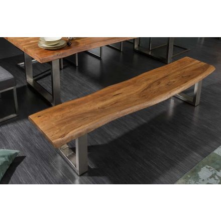 Stílusos ülőpad Massive Honey 200 cm akácia