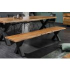 Stílusos ülőpad Massive X Honey 160 cm akácia