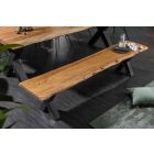 Stílusos ülőpad Massive X Honey 160 cm akácia