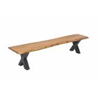 Stílusos ülőpad Massive X Honey 160 cm akácia