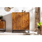 Stílusos magas komód Shayla 100 cm barna mangó