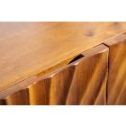 Stílusos magas komód Shayla 100 cm barna mangó