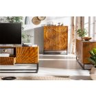 Stílusos magas komód Shayla 100 cm barna mangó