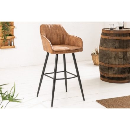 Stílusos bárszék Esmeralda vintage barna