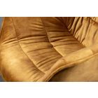 Stílusos szék Kiara mustársárga bársony