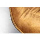 Stílusos szék Kiara mustársárga bársony