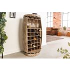 Stílusos borospalack tartó polc Winebar 97 cm natúr 