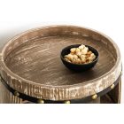 Stílusos borospalack tartó polc Winebar 97 cm natúr 