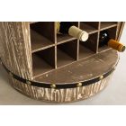 Stílusos borospalack tartó polc Winebar 97 cm natúr 