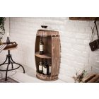 Stílusos borospalack tartó polc Winebar 79 cm natúr 