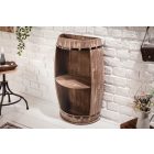 Stílusos borospalack tartó polc Winebar 79 cm natúr 