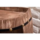 Stílusos borospalack tartó polc Winebar 79 cm natúr 