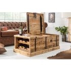 Luxus dohányzóasztal Winebar 100 cm mangó