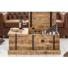 Luxus dohányzóasztal Winebar 100 cm mangó