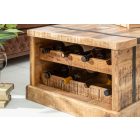 Luxus dohányzóasztal Winebar 100 cm mangó