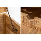 Luxus dohányzóasztal Winebar 100 cm mangó