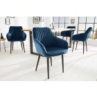 Stílusos szék Esmeralda király kék