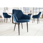 Stílusos szék Esmeralda király kék