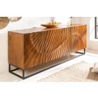 Stílusos komód Shayla 177 cm natúr barna mangó 