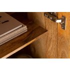 Stílusos komód Shayla 177 cm natúr barna mangó 