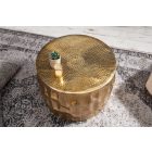 Stílusos dohányzóasztal Alijah 55 cm aranyszínű