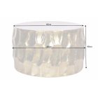 Stílusos dohányzóasztal Alijah 70 cm aranyszínű