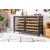Borospalacktartó vitrin Winebar 127 cm natúrszínű fenyő