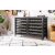 Borospalacktartó vitrin Winebar 127 cm szürkeszínű fenyő