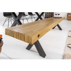 Stílusos ülőpad Thunder 200 cm natúrszínű fenyő