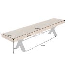 Stílusos ülőpad Thunder 200 cm natúrszínű fenyő