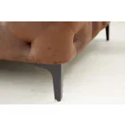 Stílusos ülőgarnitúra Rococo 240 cm barna