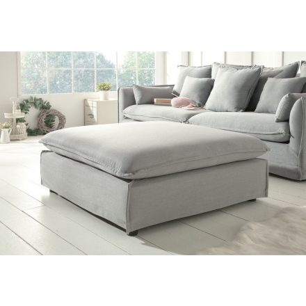Stílusos puff Eden 100 cm szürke